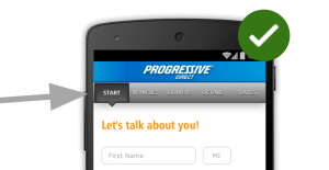 progress bar on progressive form