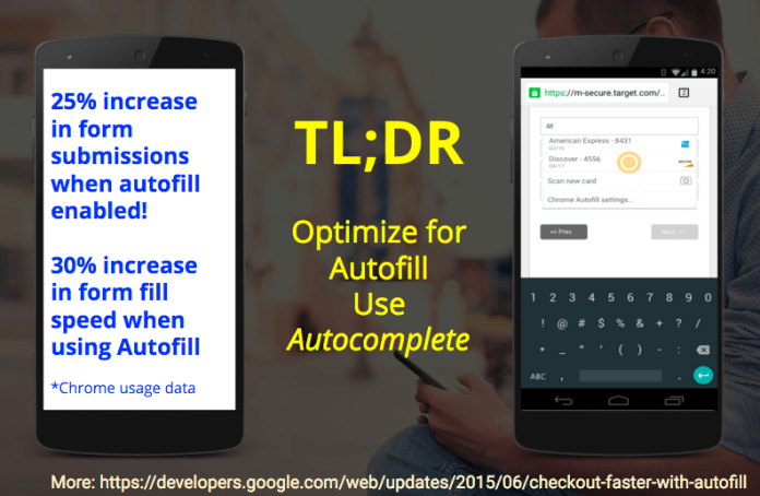 Optimize for Autofill