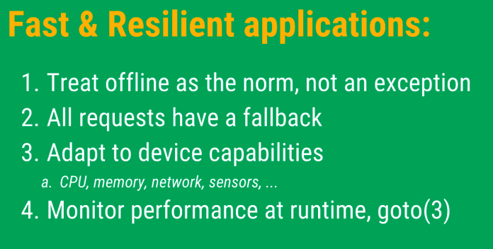 fast and resilient web apps