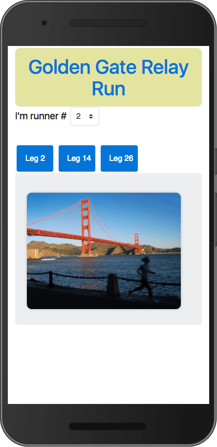 Relay maps PWA on Nexus 6P