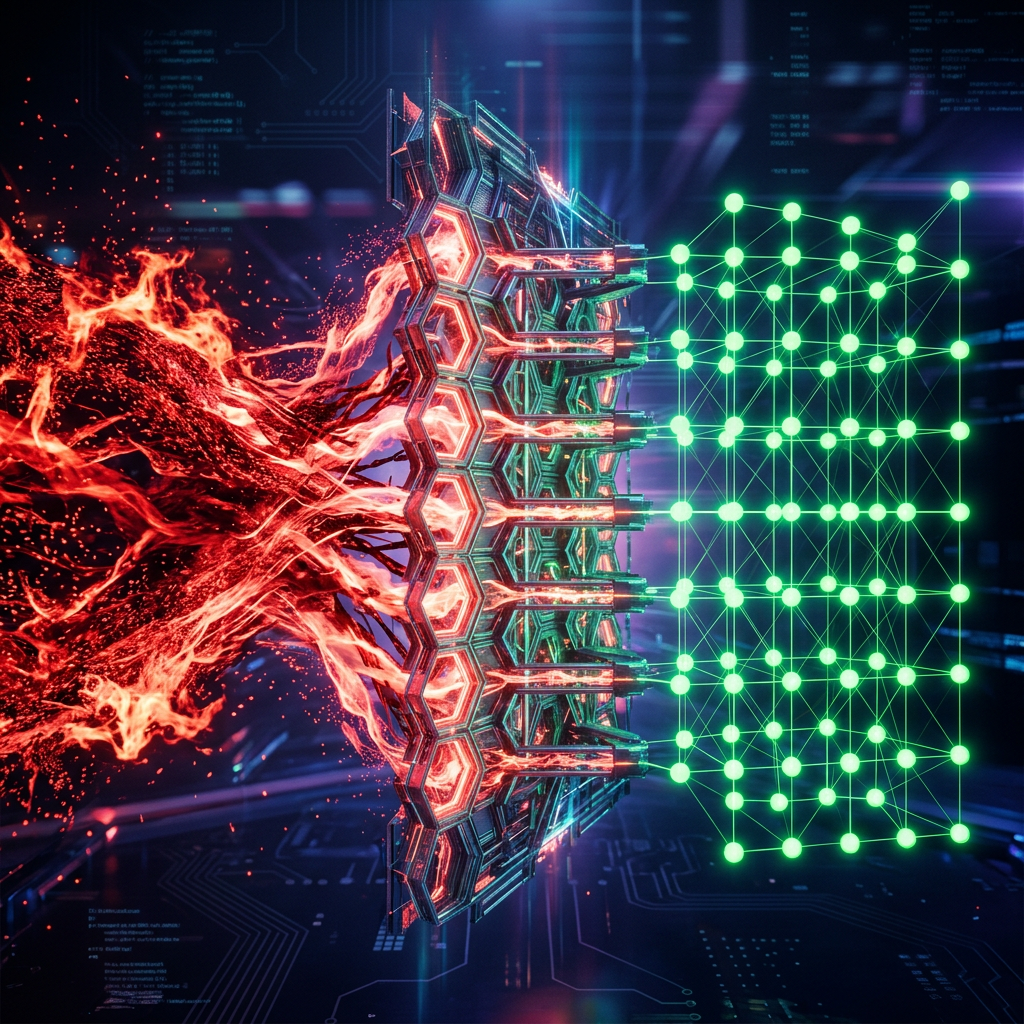 Neural Network Data Processing Visualization